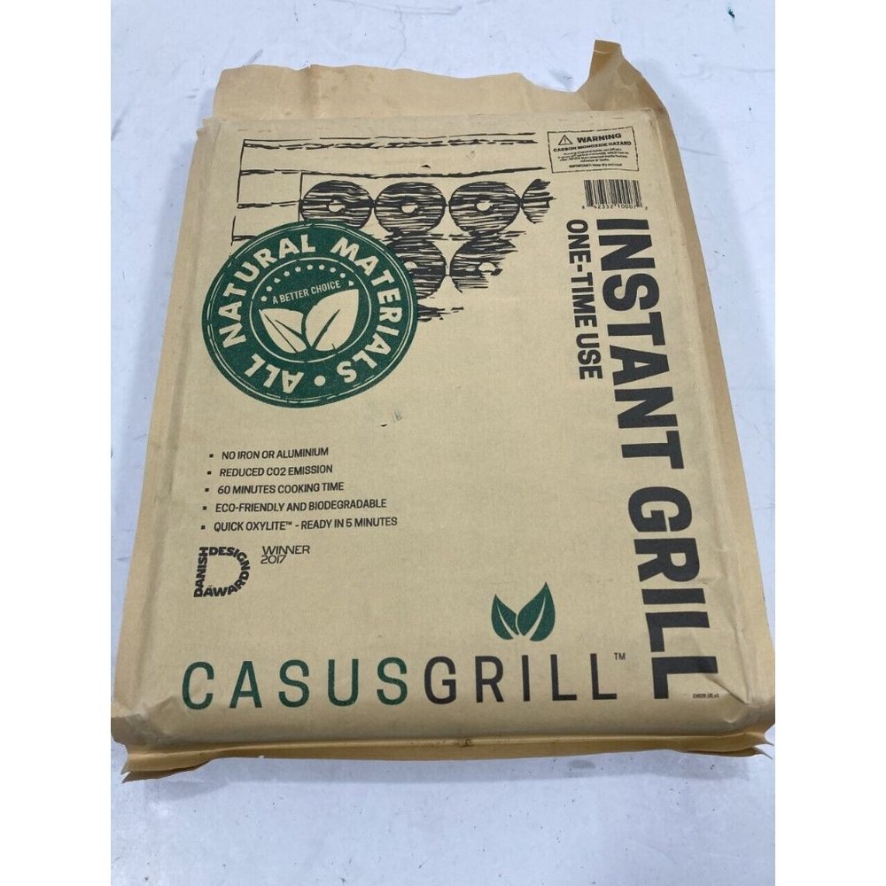 CASUSGRILL,INSTANT GRILL ONE-TIME USE ,ALL NATURAL METERIAL